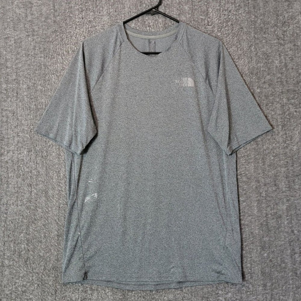 The North Face T-Shirt Mens Medium Gray Big Pine Short Sleeve Crewneck